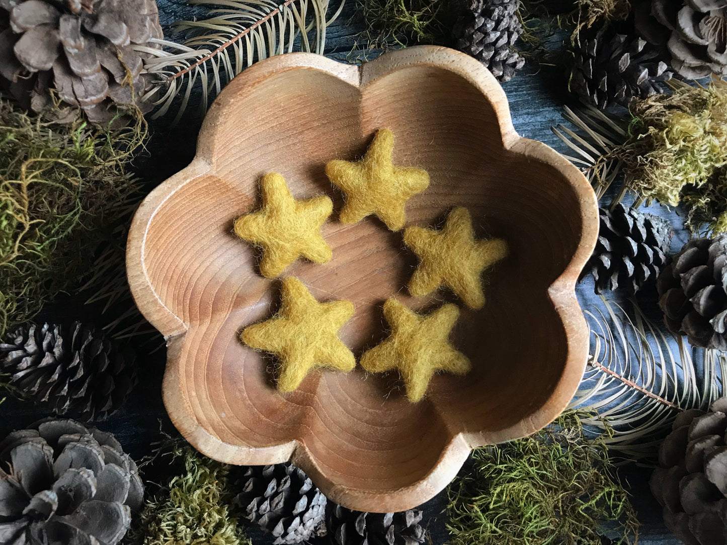 Felted Wool Star