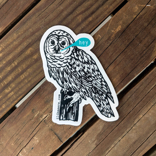 Sticker | "Hey Owl"