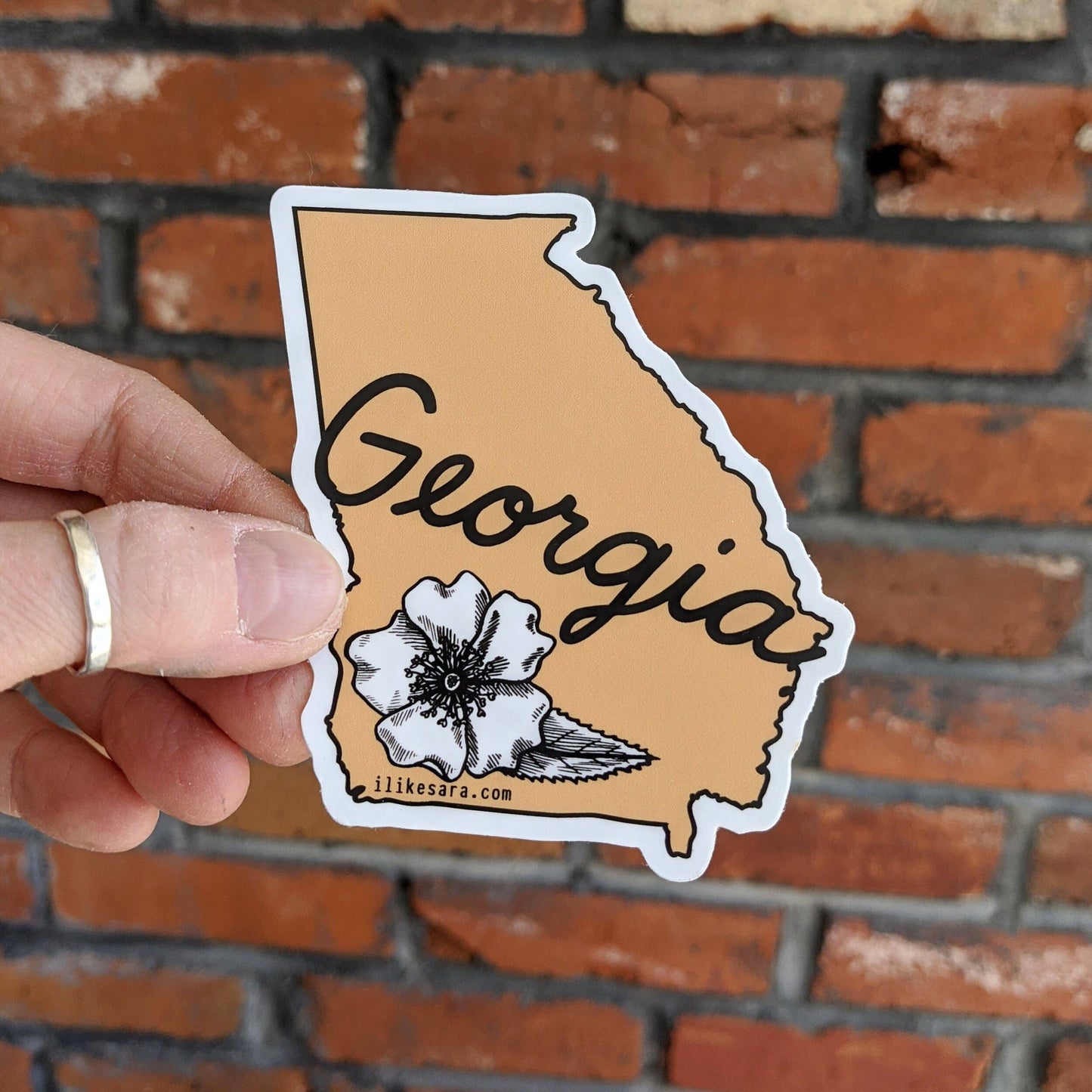 Sticker | Georgia Cherokee Rose