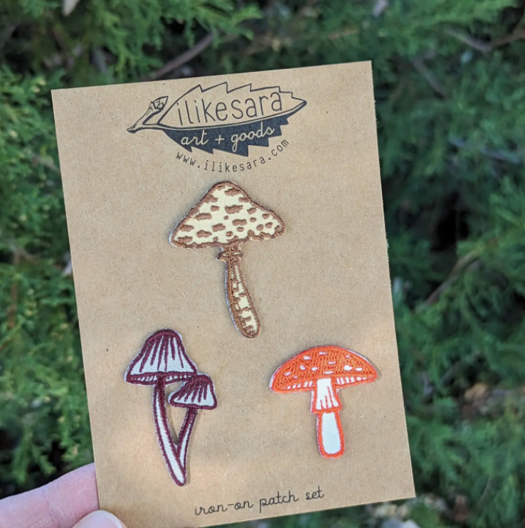Patch | Mushroom 3-pack