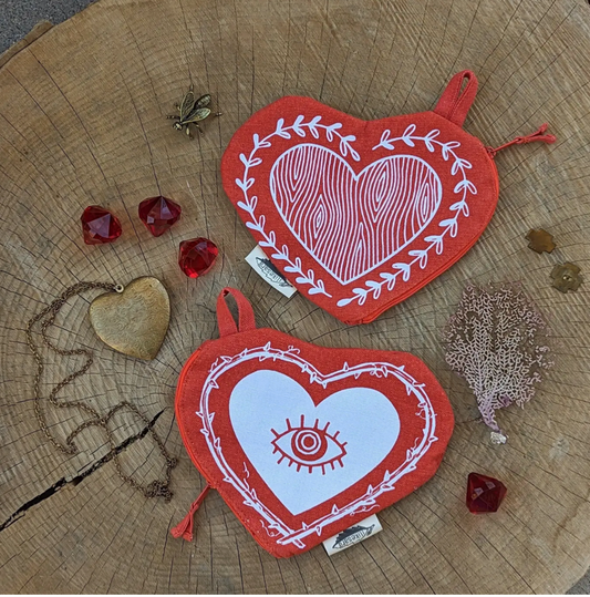 Zippered Pouch | Heart