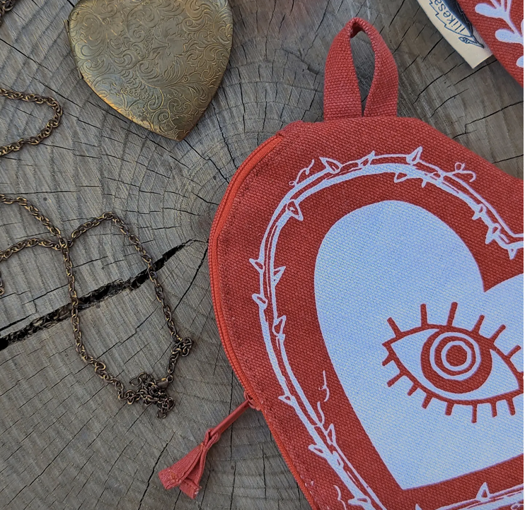 Zippered Pouch | Heart