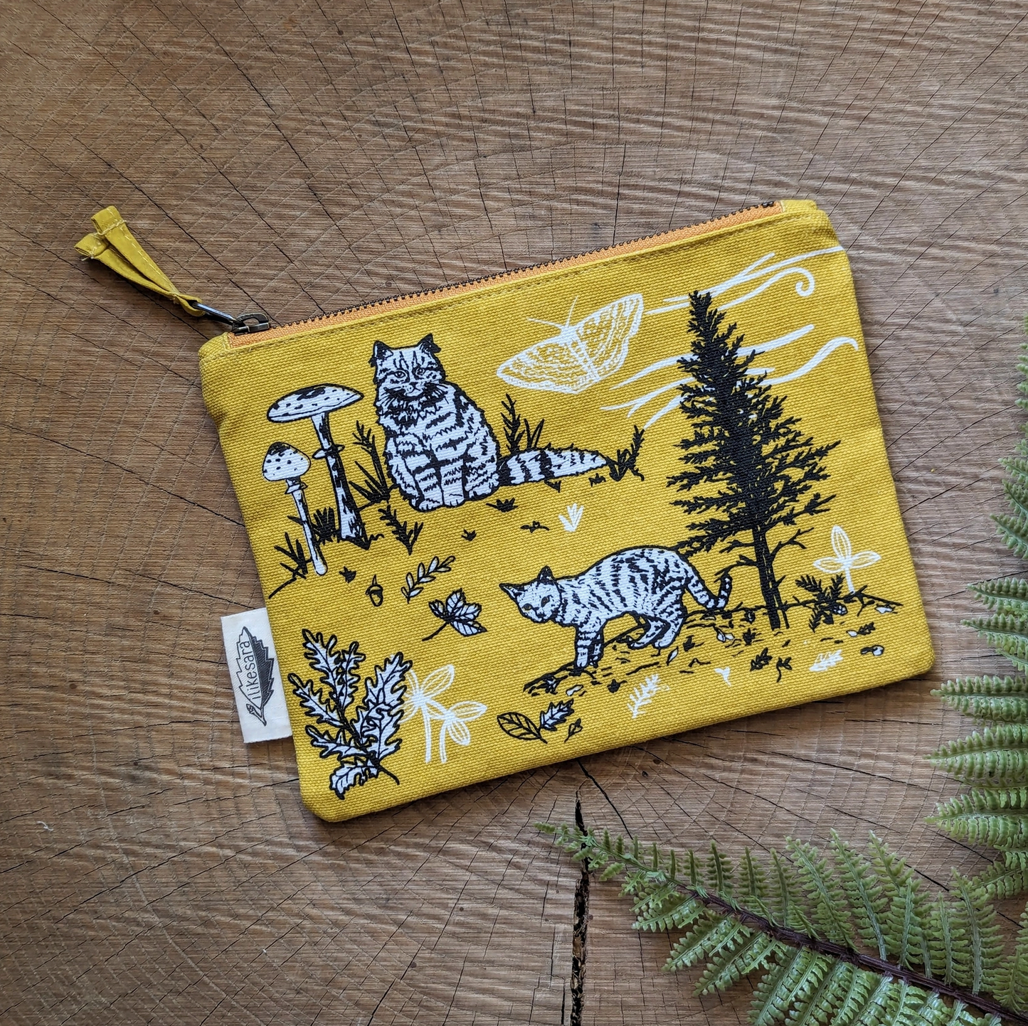 Zippered Pouch | Outside Cats