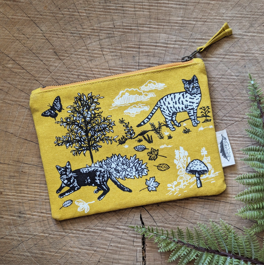 Zippered Pouch | Outside Cats