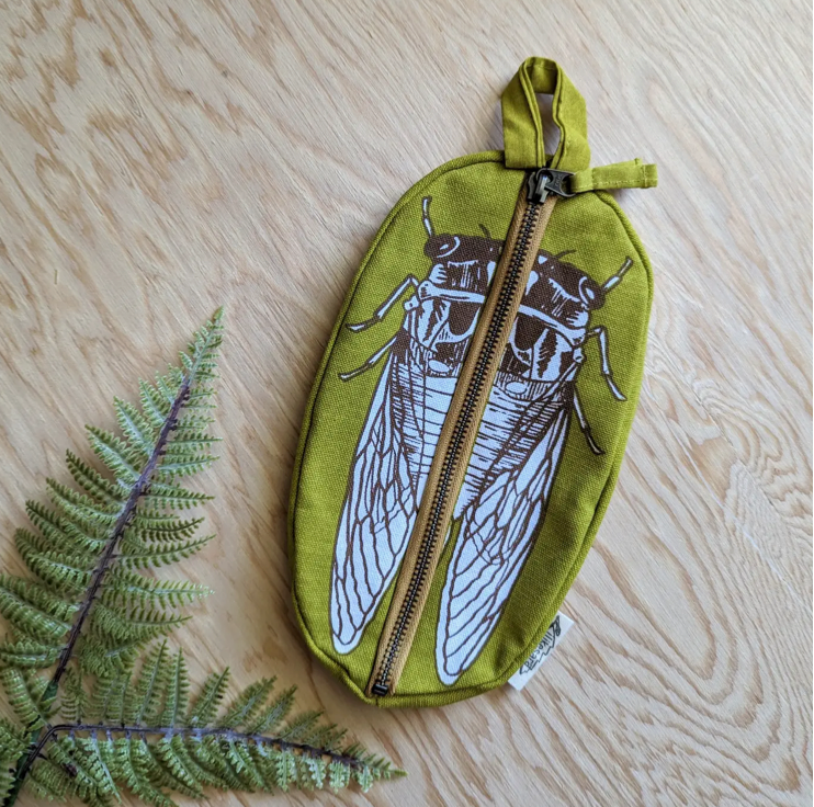 Zippered Pouch | Cicada