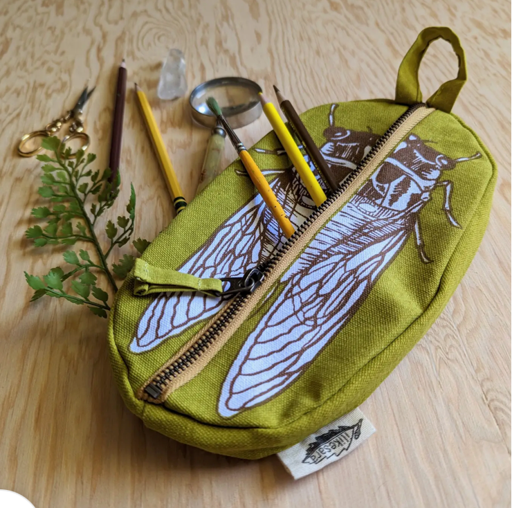 Zippered Pouch | Cicada