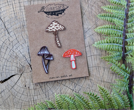 Patch | Mushroom 3-pack