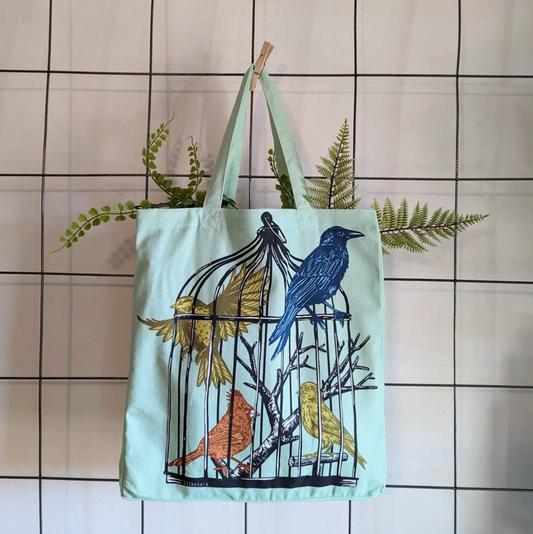 Tote Bag | Caged Birds