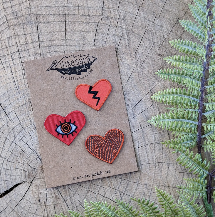 Patch | Heart 3-pack